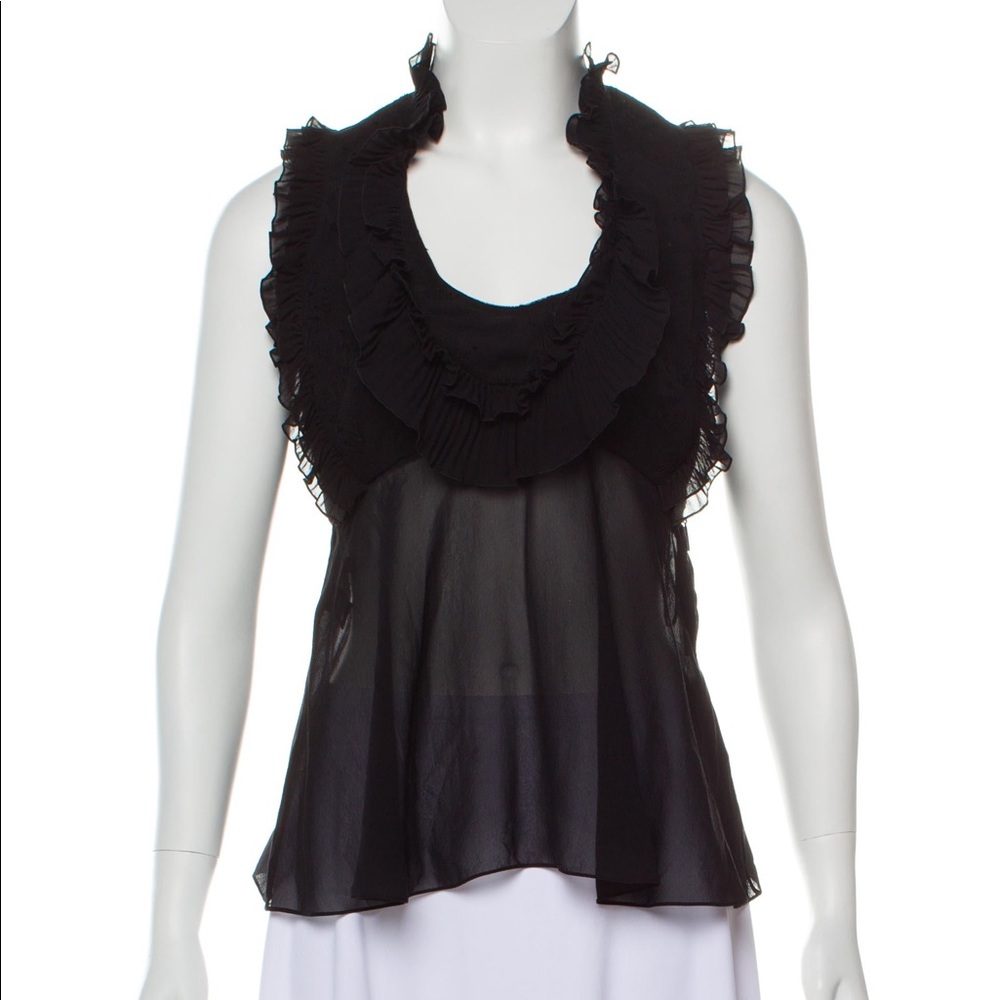 Roberto Cavalli runway silk top size 38